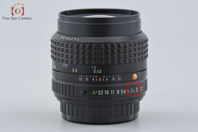 Pentax SMC A 50mm f/1.2 K Mount Lens