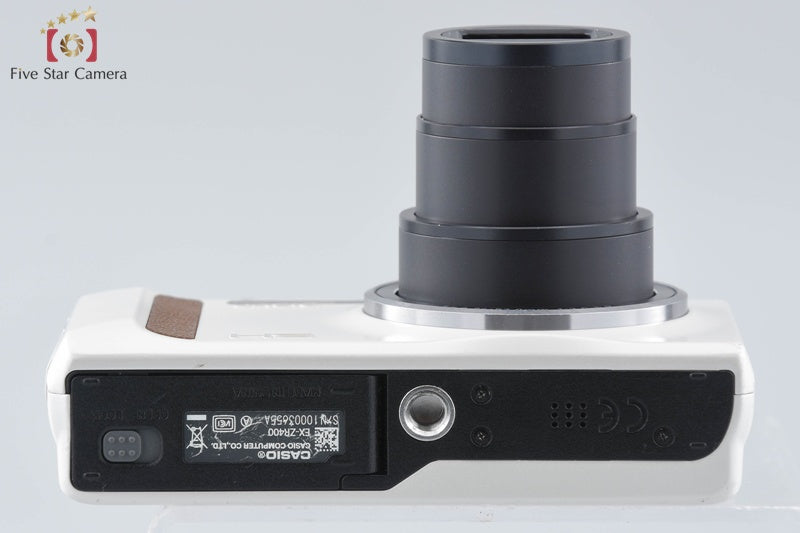 Casio HIGH SPEED EXILIM EX-ZR400 White 16.1 MP Digital Camera