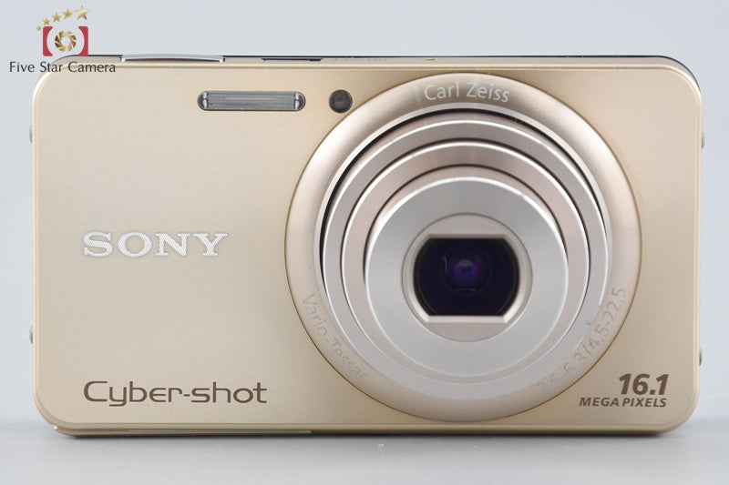 Sony Cyber-Shot DSC-W570 Gold 16.1 MP Digital Camera [Japanese Language Only]