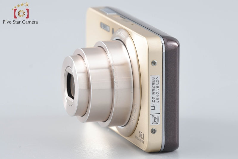 Sony Cyber-Shot DSC-W570 Gold 16.1 MP Digital Camera [Japanese Language Only]