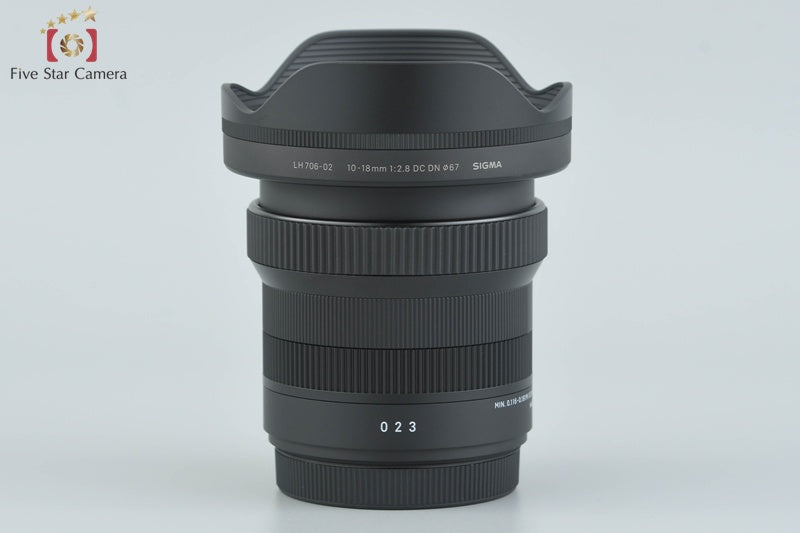 SIGMA 10-18mm f/2.8 DC DN Contemporary for Fujifilm X Mount