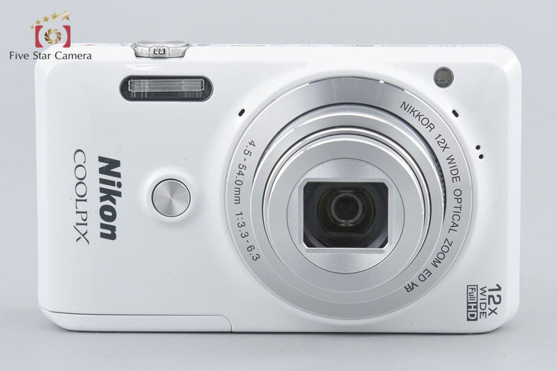 Nikon COOLPIX S6900 Natural White 16.2 MP Digital Camera w/ Box