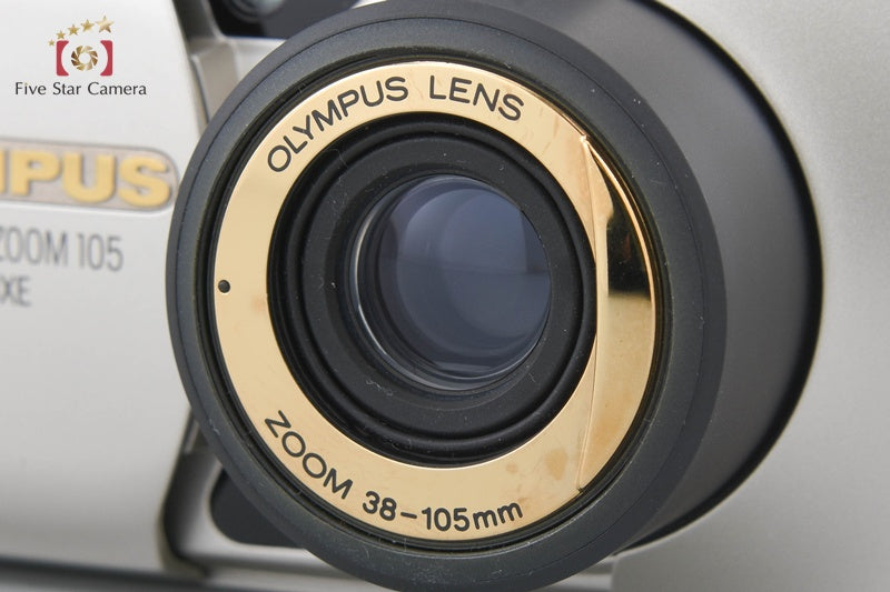 Olympus μ[mju:] ZOOM 105 DELUXE 35mm Point & Shoot Film Camera w/ Box