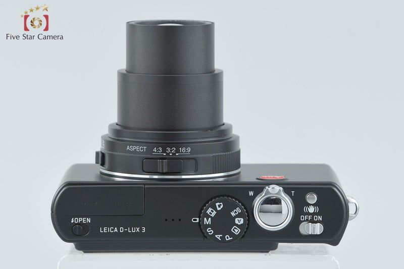 Leica D-LUX 3 Black 10.0 MP Digital Camera w/ Box