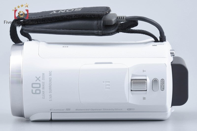 SONY HANDYCAM HDR-CX675 White Digital HD Video Camera [Japanese Language Only]