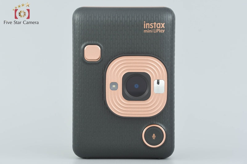 FUJIFILM Instax Mini LiPlay Elegant Black Instant Film Camera w/ Box