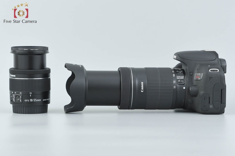 "Count 1,602" Canon EOS Kiss X9i / Rebel T7i / 800D 24.2 MP 18-55 55-250 Lenses