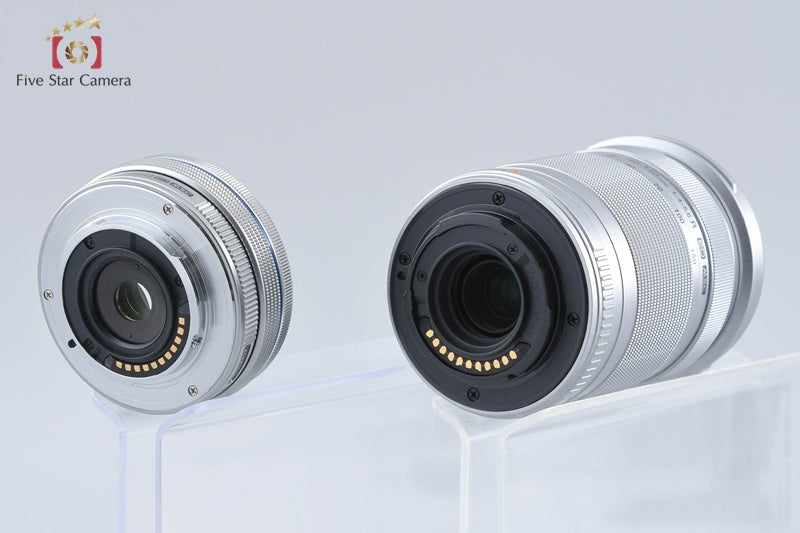 "Count 1,088" Olympus PEN Lite E-PL7 White 16.1 MP 14-42 40-150 Lenses