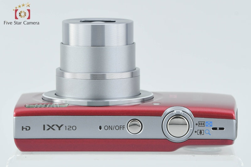 Canon IXY 120 Red 16.0 MP Digital Camera w/ Box