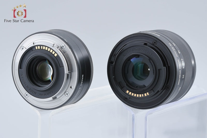 Canon EOS M100 Black 24.2 MP Digital Mirrorless Camera EF-M 15-45 22 Lenses