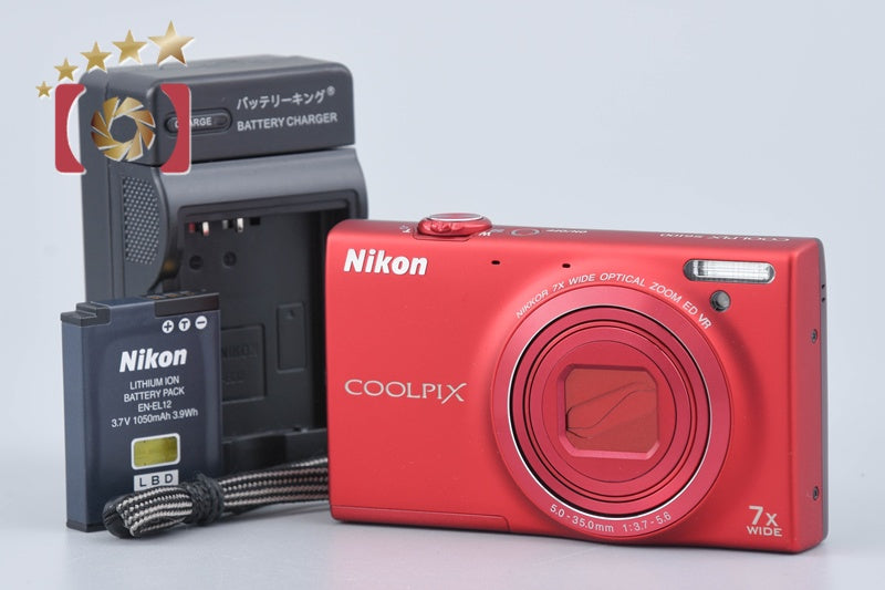 Nikon COOLPIX S6100 Super Red 16.0 MP Digital Camera