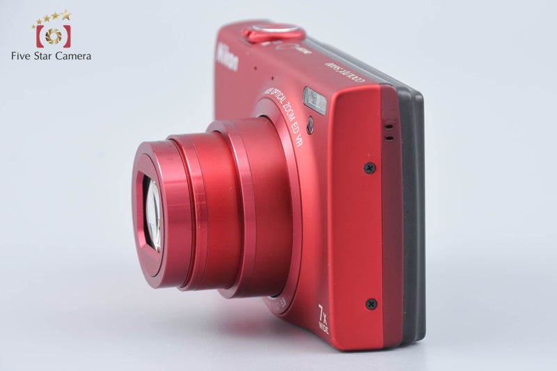 Nikon COOLPIX S6100 Super Red 16.0 MP Digital Camera