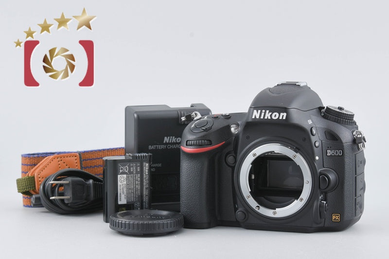 "Count 387" Nikon D600 24.3 MP Full Frame Digital SLR Camera Body