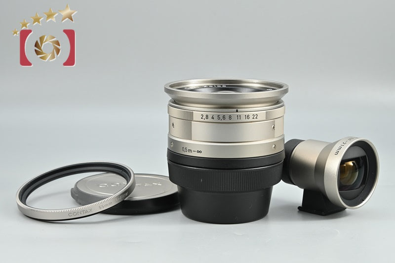CONTAX Carl Zeiss Biogon 21mm f/2.8 T* + GF-21 Viewfinder [Near Mint]