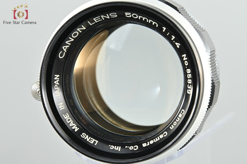 Canon 50mm f/1.4 L39 Leica Thread Mount Lens