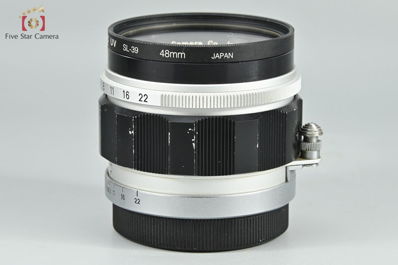 Canon 50mm f/1.4 L39 Leica Thread Mount Lens