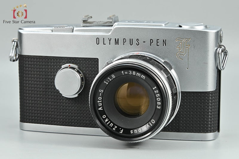 Olympus PEN F 35mm Half Frame Film Camera + F.ZUIKO AUTO-S 38mm f/1.8