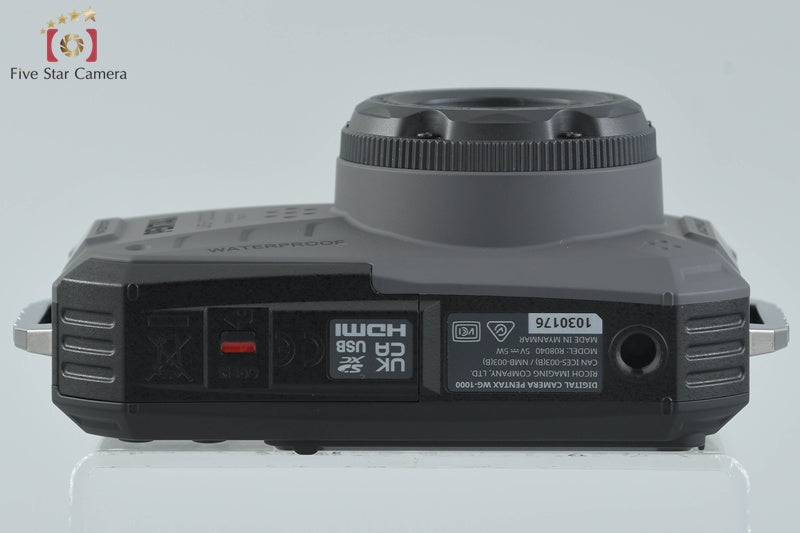 Ricoh PENTAX WG-1000 Glay 16.3 MP Waterproof Action Camera w/ Box