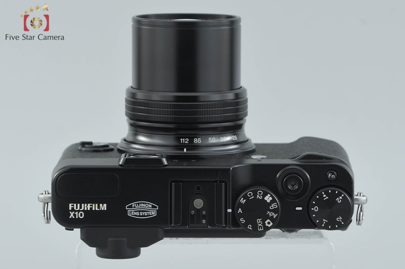 Fujifilm X10 Black 12.0 MP Digital Camera w/ Box
