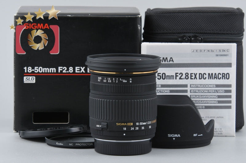 SIGMA 18-50mm f/2.8 EX DC MACRO for Pentax w/ Box