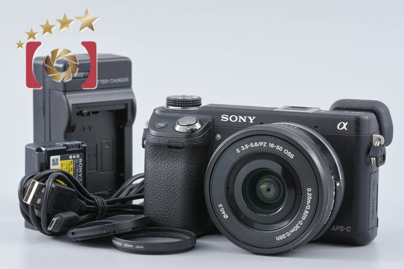 Sony Alpha α NEX-6 Black 16.1 MP 16-50 Lens [Japanese Language Only]