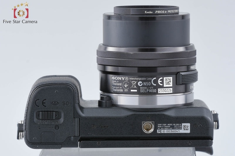Sony Alpha α NEX-6 Black 16.1 MP 16-50 Lens [Japanese Language Only]