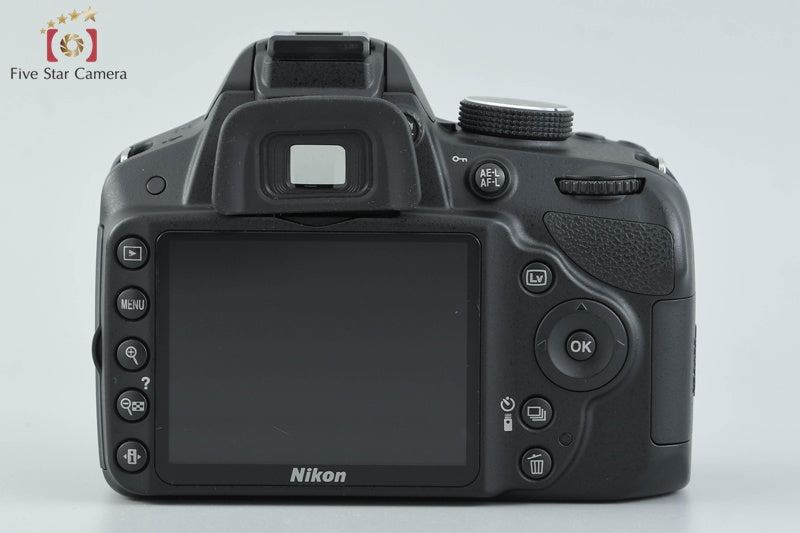 "Shutter count 891" Nikon D3200 Black 24.2 MP DSLR 18-55 55-200 Lenses