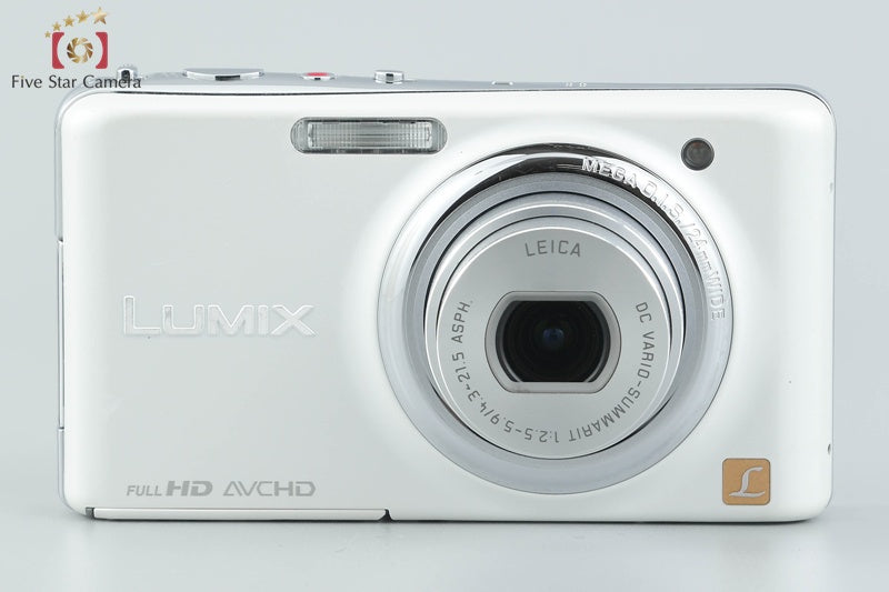 Panasonic LUMIX DMC-FX77 White 12.1 MP Digital Camera [Japanese Language Only]