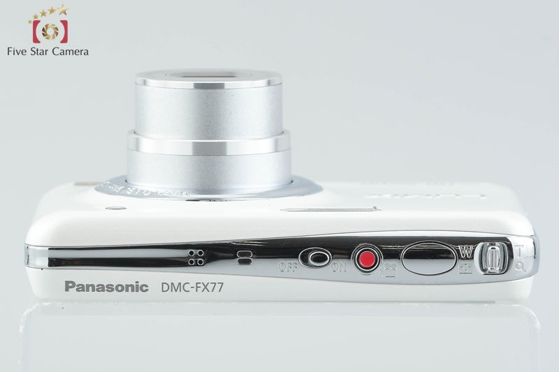 Panasonic LUMIX DMC-FX77 White 12.1 MP Digital Camera [Japanese Language Only]