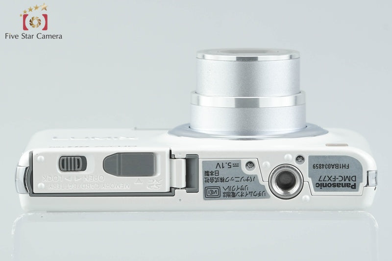 Panasonic LUMIX DMC-FX77 White 12.1 MP Digital Camera [Japanese Language Only]
