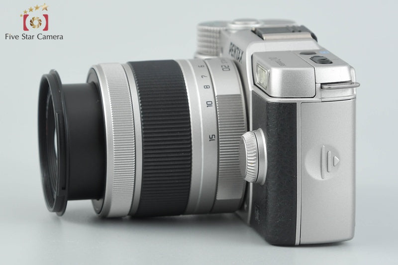 "Shutter count 5,180" PENTAX Q10 Silver 12.4 MP Digital Camera 5-15 Lens