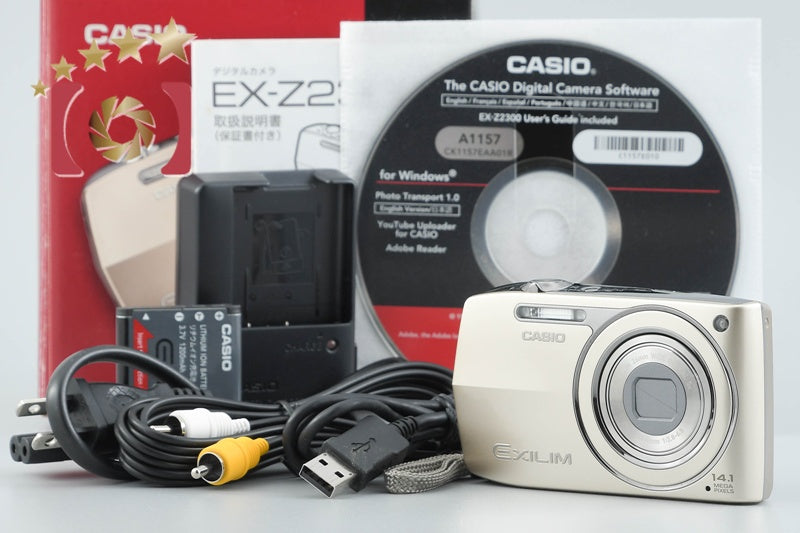 Casio EXILIM EX-Z2300 Champagne Gold 14.1 MP Digital Camera w/ Box