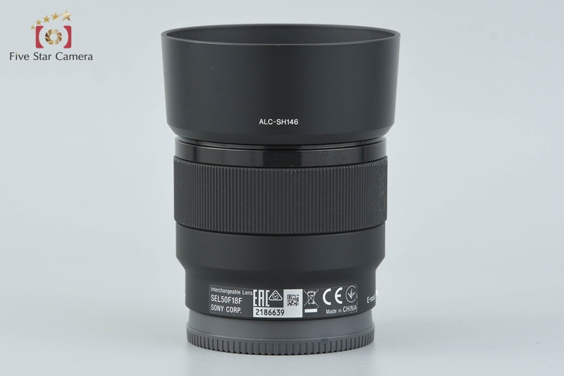 Sony FE 50mm f/1.8 SEL50F18F Sony Full Frame E-Mount Lens