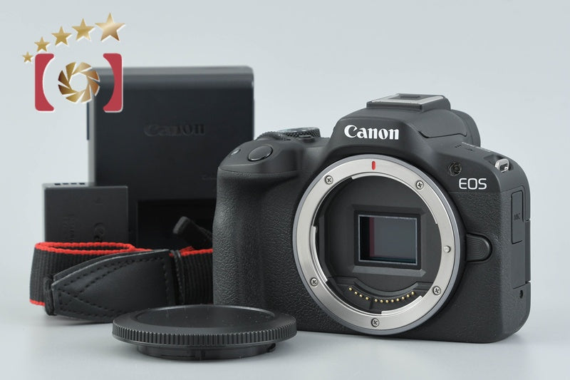 "Shutter count 1,000" Canon EOS R50 Black 24.2 MP Mirrorless Digital Camera Body