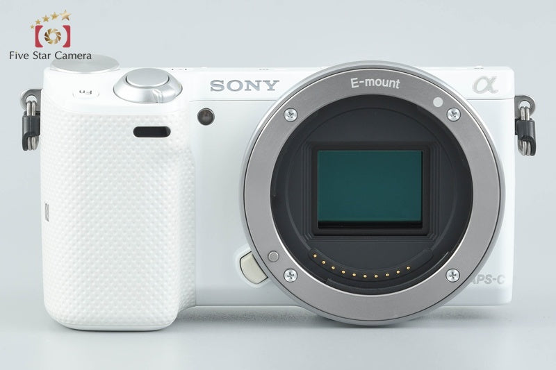 SONY α NEX-5T White 16.1 MP Digital Camera 16-50 Lens [Japanese Language Only]