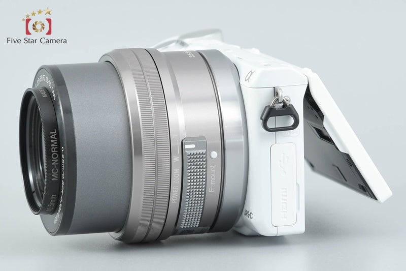 SONY α NEX-5T White 16.1 MP Digital Camera 16-50 Lens [Japanese Language Only]