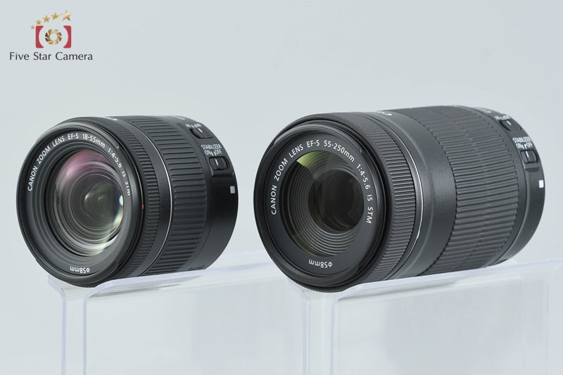 Canon EOS Kiss X10 / Rebel SL3 / 250D / 200DII 24.1 MP 18-55 55-250 Lenses