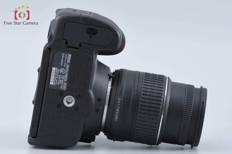 "Count 2,751" Nikon D5300 Black 24.2 MP DSLR Camera 18-55 VR II Lens w/ Box