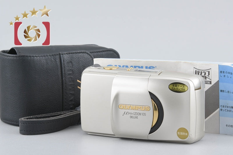 Olympus μ[mju:] ZOOM 105 DELUXE 35mm Point & Shoot Film Camera