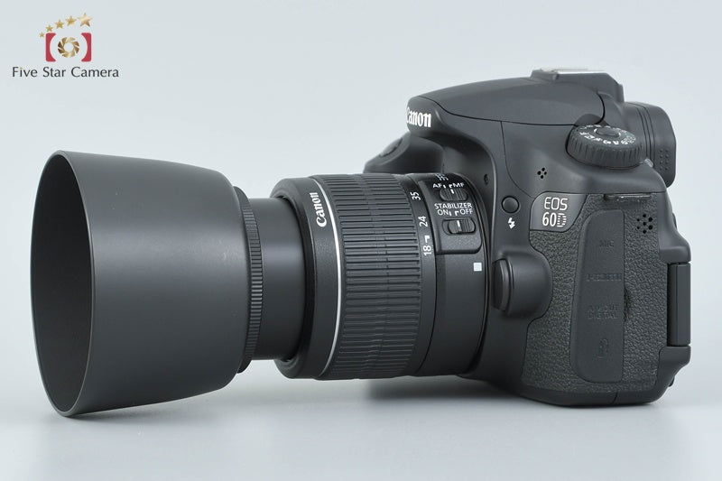 "Count 1,334" Canon EOS 60D 18.0 MP DSLR + EF-S 18-55mm f/3.5-5.6 IS II