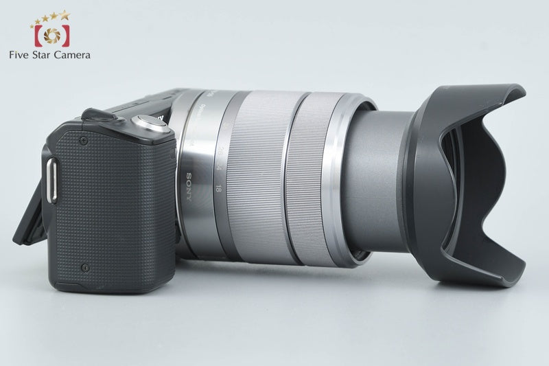 "Count 4,042" Sony α NEX-5 Black 16.1 MP 18-55 Lens [Japanese Language Only]