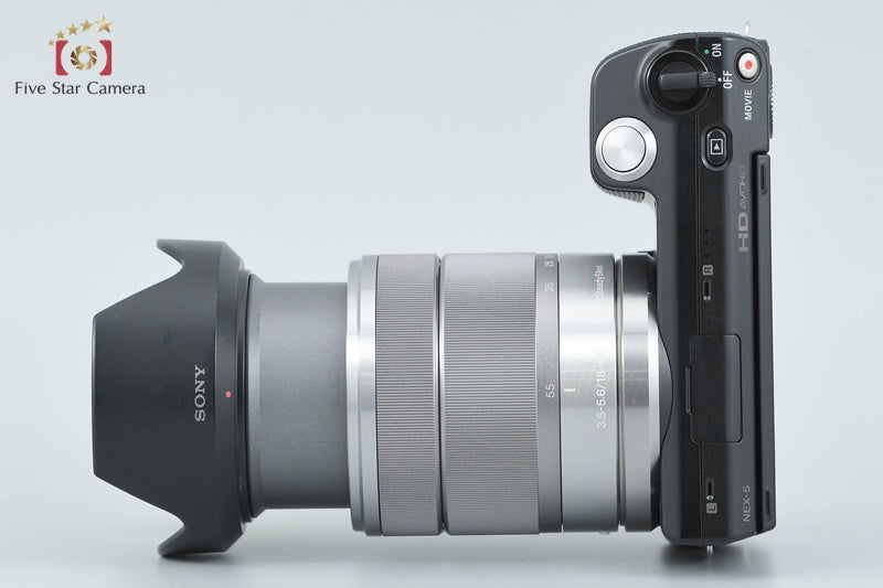 "Count 4,042" Sony α NEX-5 Black 16.1 MP 18-55 Lens [Japanese Language Only]
