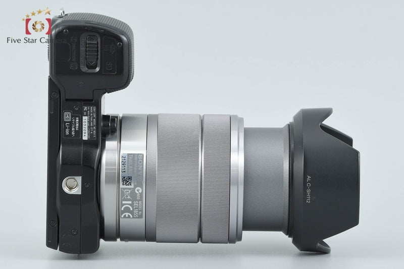 "Count 4,042" Sony α NEX-5 Black 16.1 MP 18-55 Lens [Japanese Language Only]