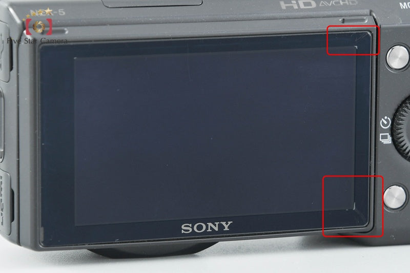 "Count 4,042" Sony α NEX-5 Black 16.1 MP 18-55 Lens [Japanese Language Only]