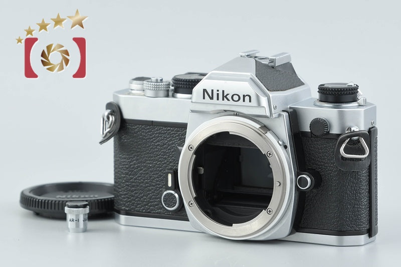 Nikon FM Silver Early Model 35mm SLR Film Camera Body Nikon FM Silver Early Model 35mm SLR Film Camera Body