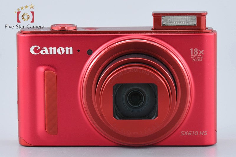 Canon PowerShot SX610 HS Red 20.2 MP Digital Camera