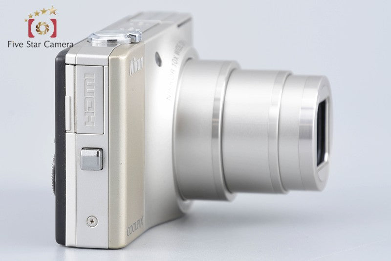 Nikon COOLPIX S8000 Champagne Silver 14.2 MP Digital Camera