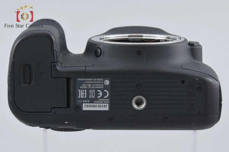 Canon EOS 6D 20.2 MP Full Frame Digital SLR Camera Body