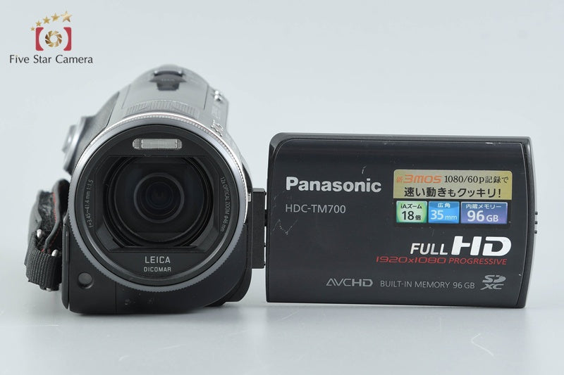 Panasonic HDC-TM700 Black Digital Camcorder 1920 x 1080p HD Camera w/ Box