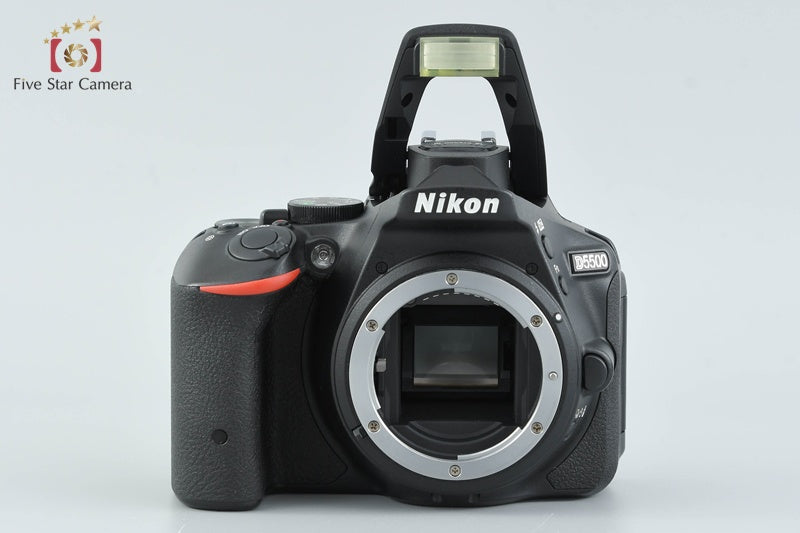 Nikon D5500 Black 24.2 MP DSLR Camera 18-55 55-300 VR Lenses